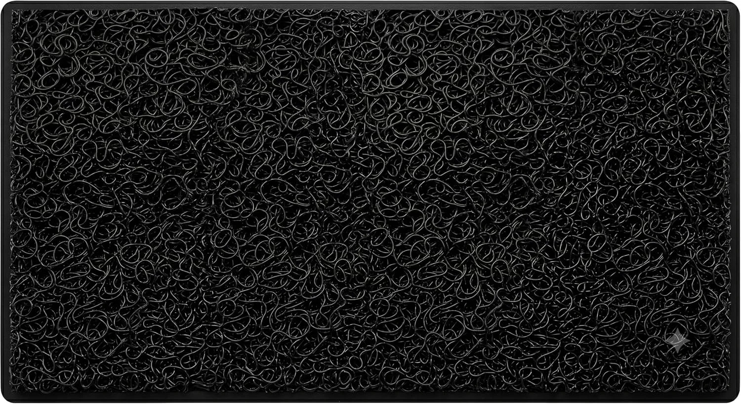 TIB Cushion Noodle Mat  Water Absorbent Indoor Outdoor Door Mat,Black,2x4 Feet view 3