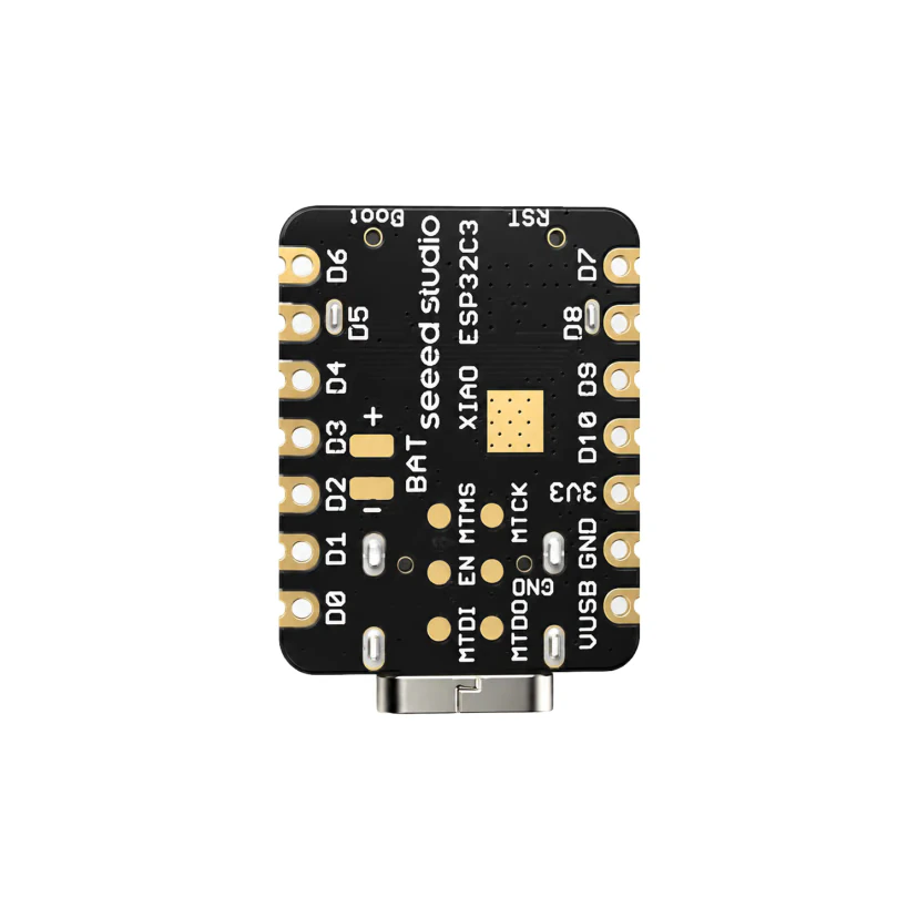 Seeed Studio XIAO ESP32C3 - tiny MCU board with Wi-Fi and BLE, battery charge supported, power efficiency and rich Interface view 3