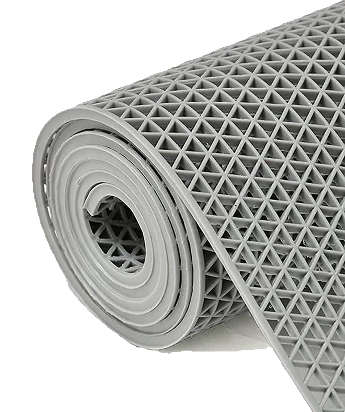 Anti Skid Pvc Rubber Mat For Floor Large Size Non Slip For Hotel, Office (2X3Ft, Grey)