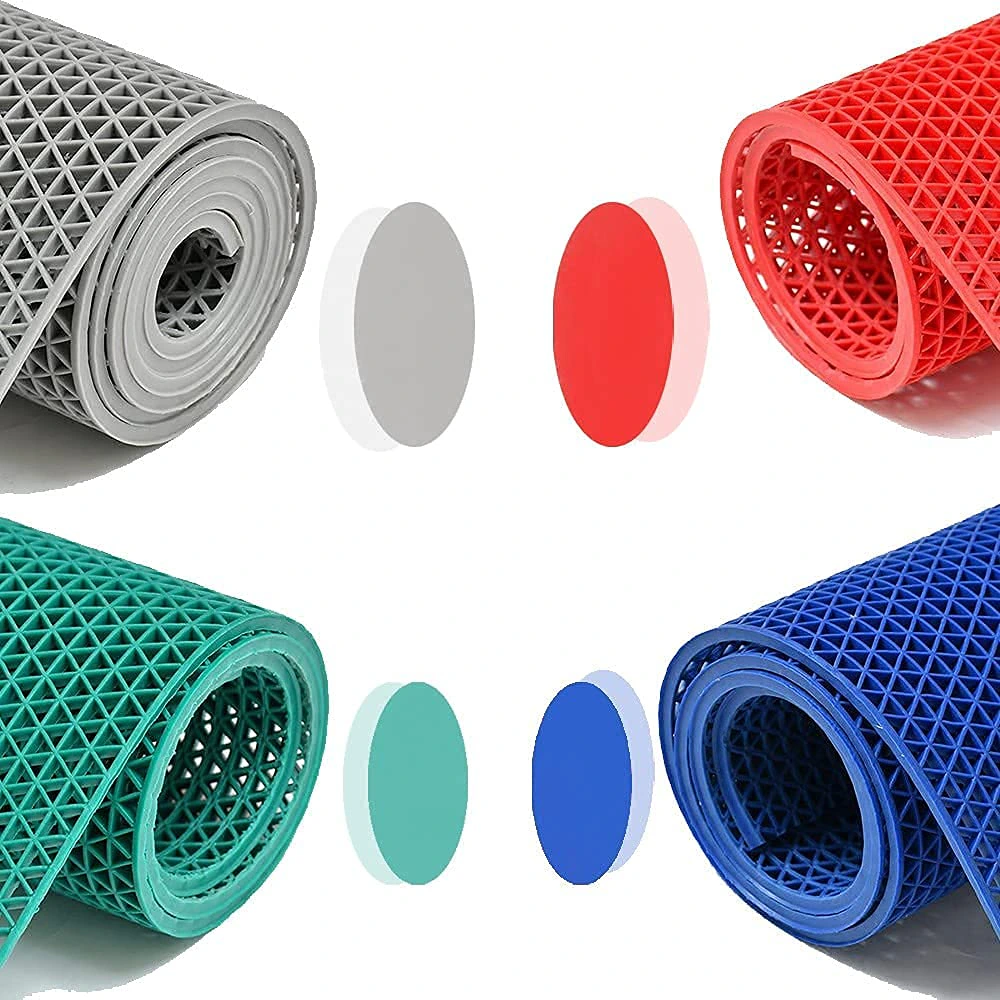 Anti Skid Pvc Rubber Mat For Floor Large Size Non Slip For Hotel, Office (2X3Ft, Grey) view 3