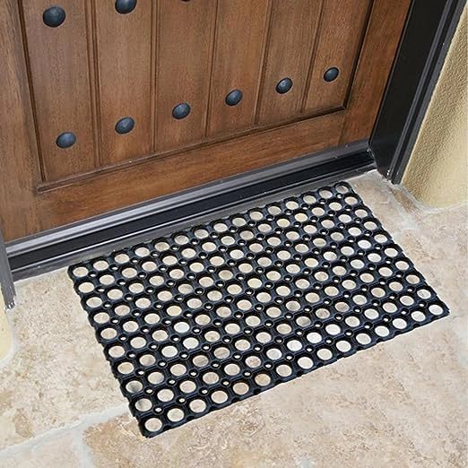 Goodpecker PVC Antislip Rubber Hollow Mat Traps Mud/Dirt for Entrance Home Office Outdoor view 2