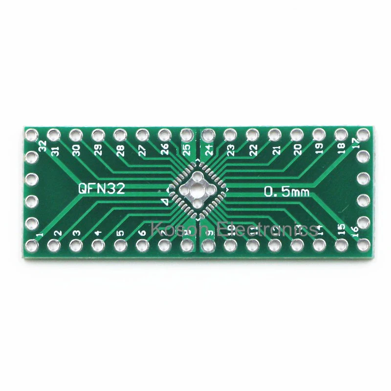 QFN32 QFN40 SMD to DIP Adapter PCB Board view 3