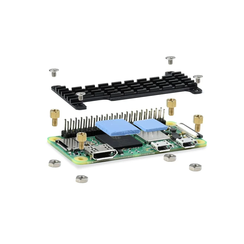 Waveshare Dedicated Aluminum Heatsink for Raspberry Pi Zero Series, Zero / Zero 2 W view 5