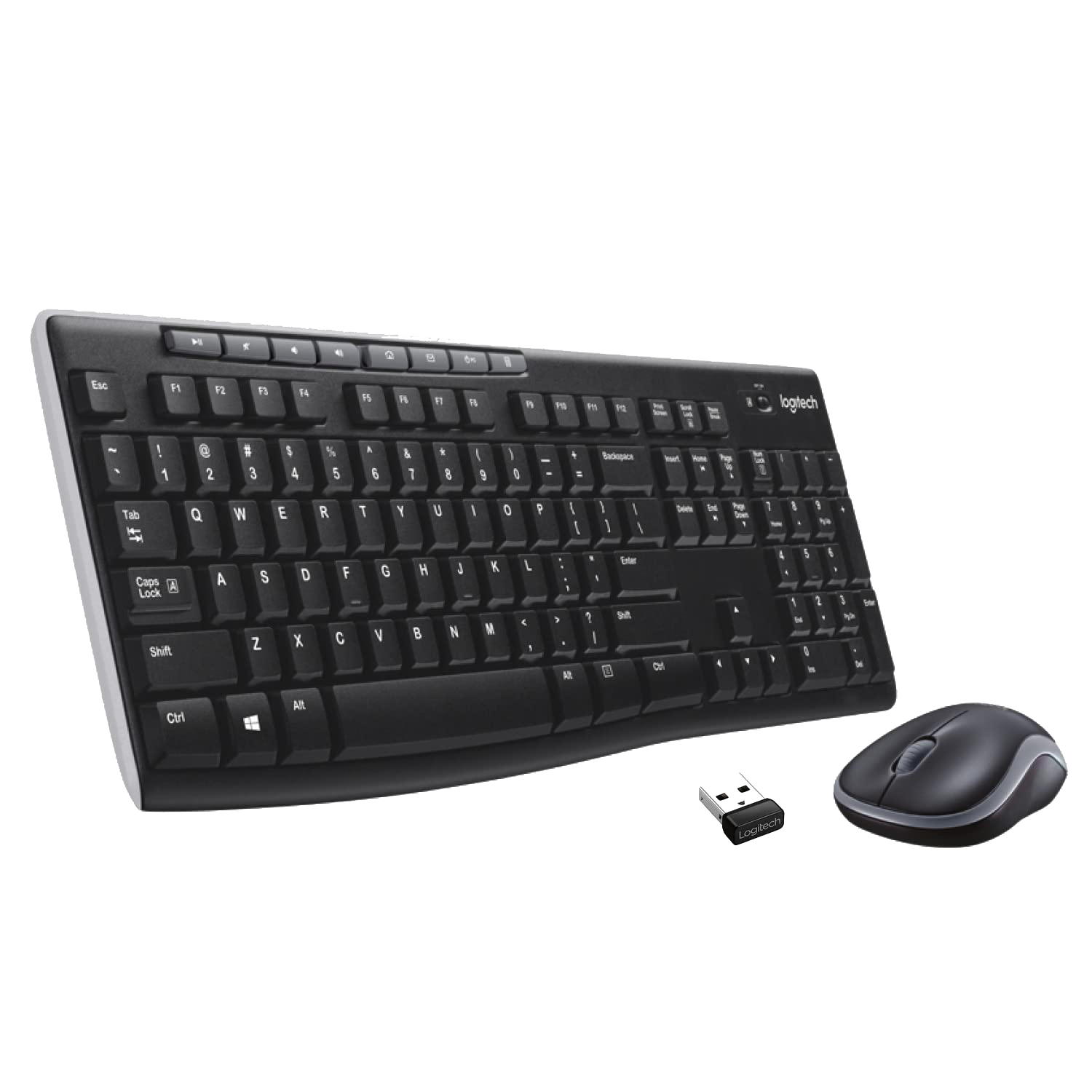 Logitech MK270r Wireless Keyboard and Mouse Combo for Windows