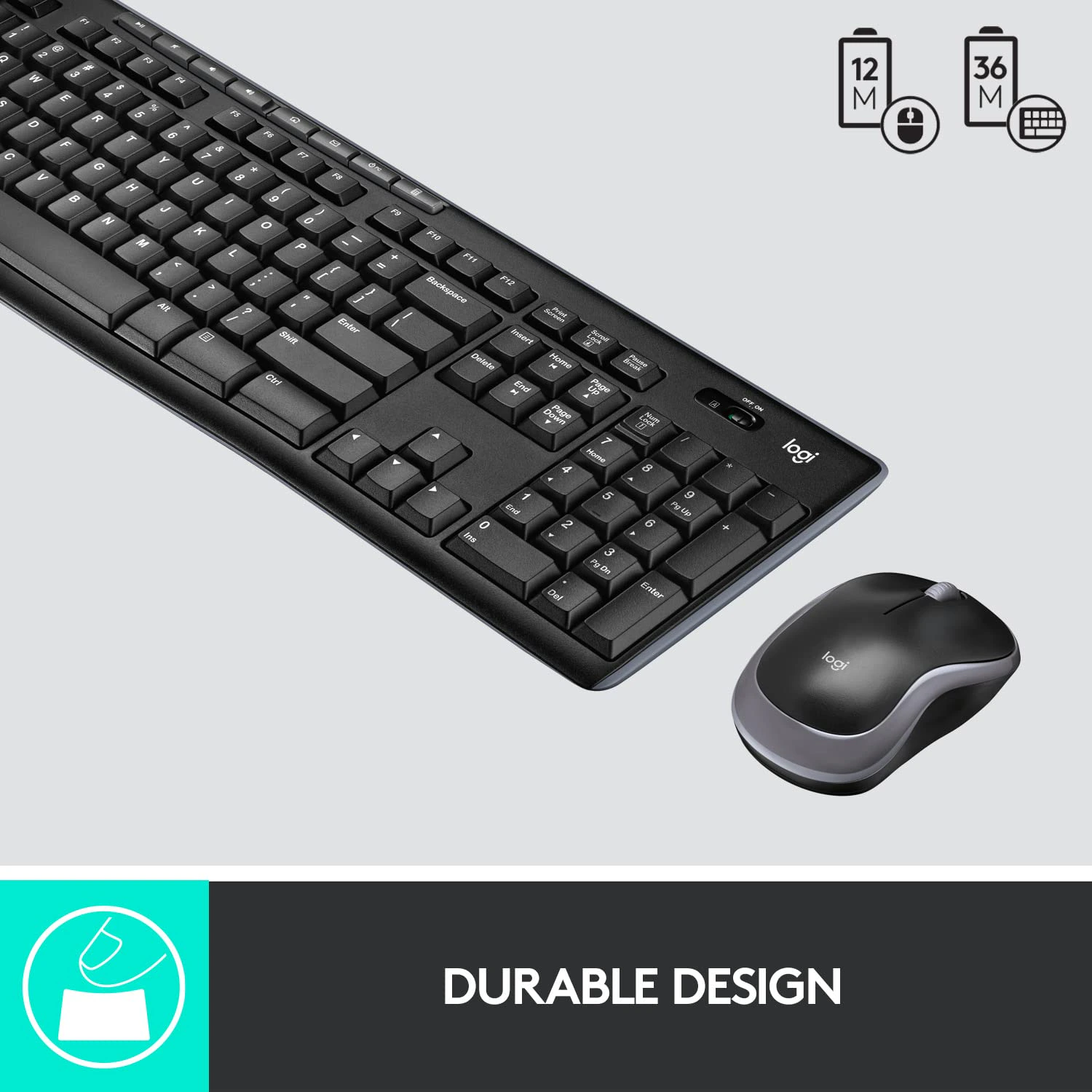 Logitech MK270r Wireless Keyboard and Mouse Combo for Windows view 4