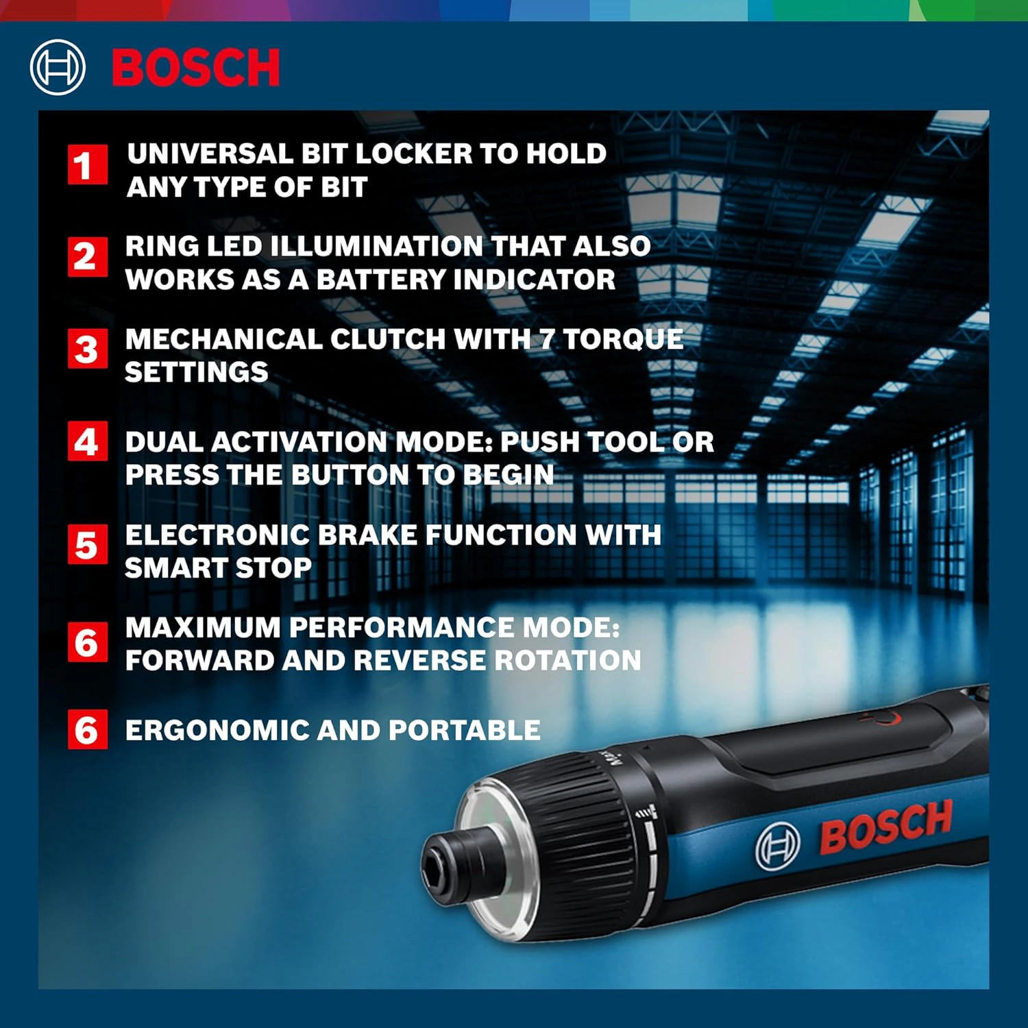 BOSCH GO 3.0 Professional Screwdriver Kit | 9-Piece Screwdriver Bit Set| view 3