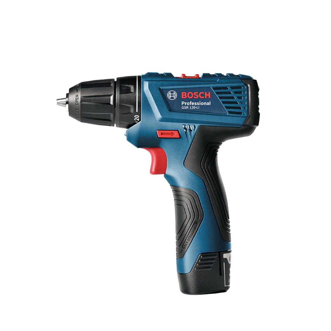 BOSCH Professional GSR 120 Li Cordless Drill Driver | Speed (1st/2nd)- 0-400/0-1500 RPM |