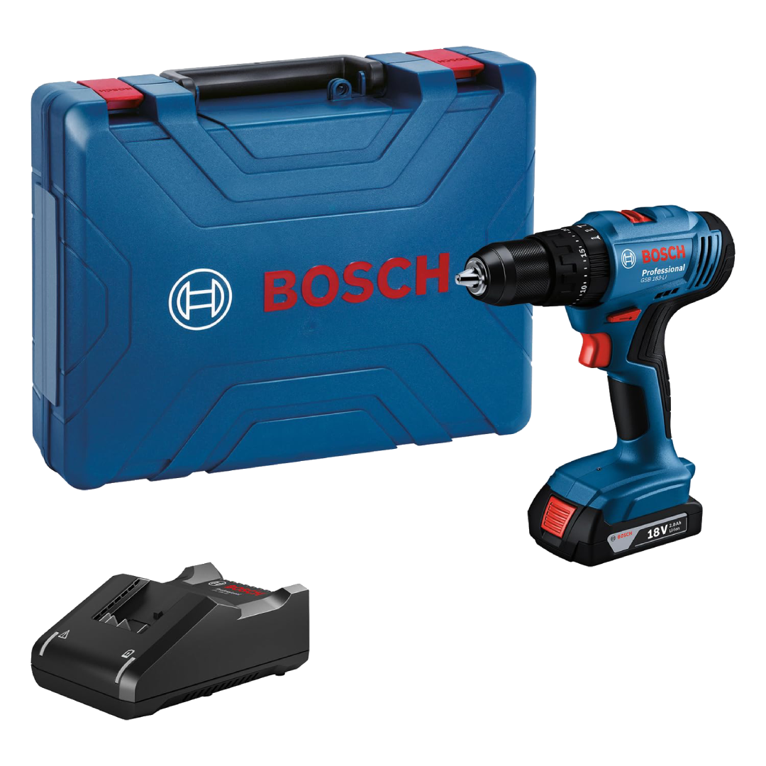 BOSCH GSB 183-Li Cordless Battery Powered Impact Drill/Drivers With 1 Battery | 18 Volts |