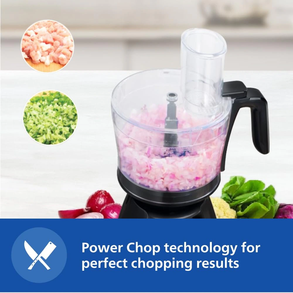 Philips Stainless Steel Mixer Grinder + Food Processor, 3-in-1 750 Watt  view 5