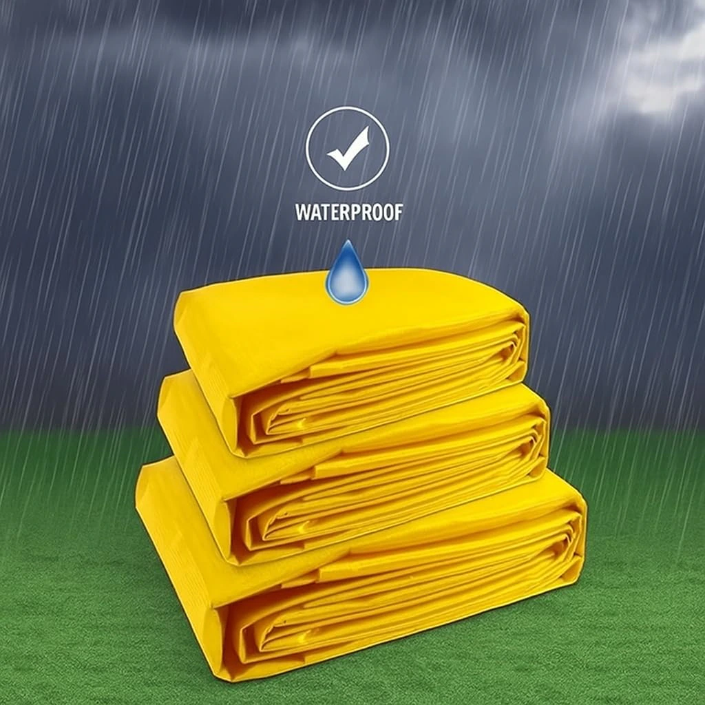 FORTUNE Tarpaulin Sheet Waterproof (12Ft x 9Ft) with 170 GSM view 6