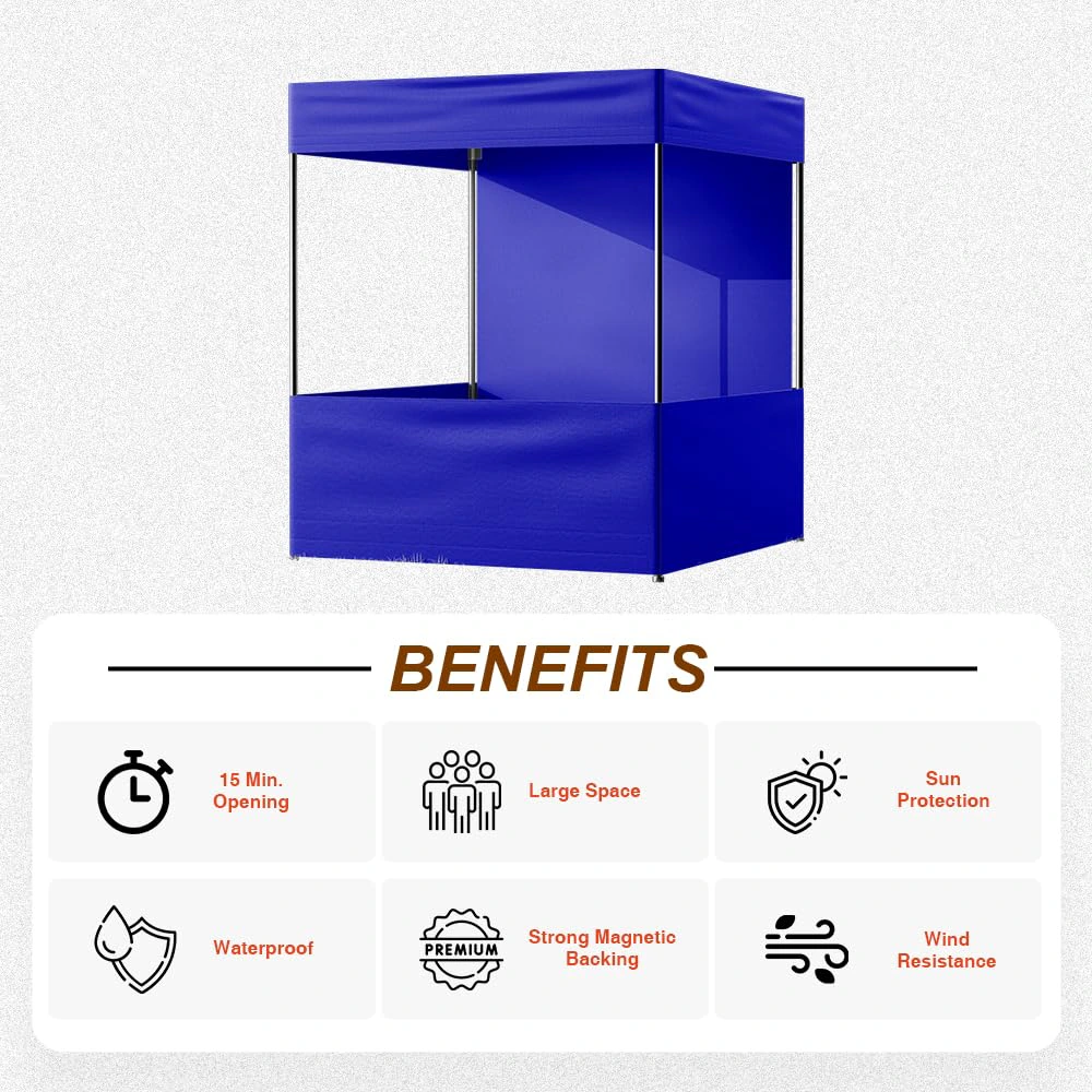 Printodelivery 6x6x7 Ft Promotional Canopy view 4