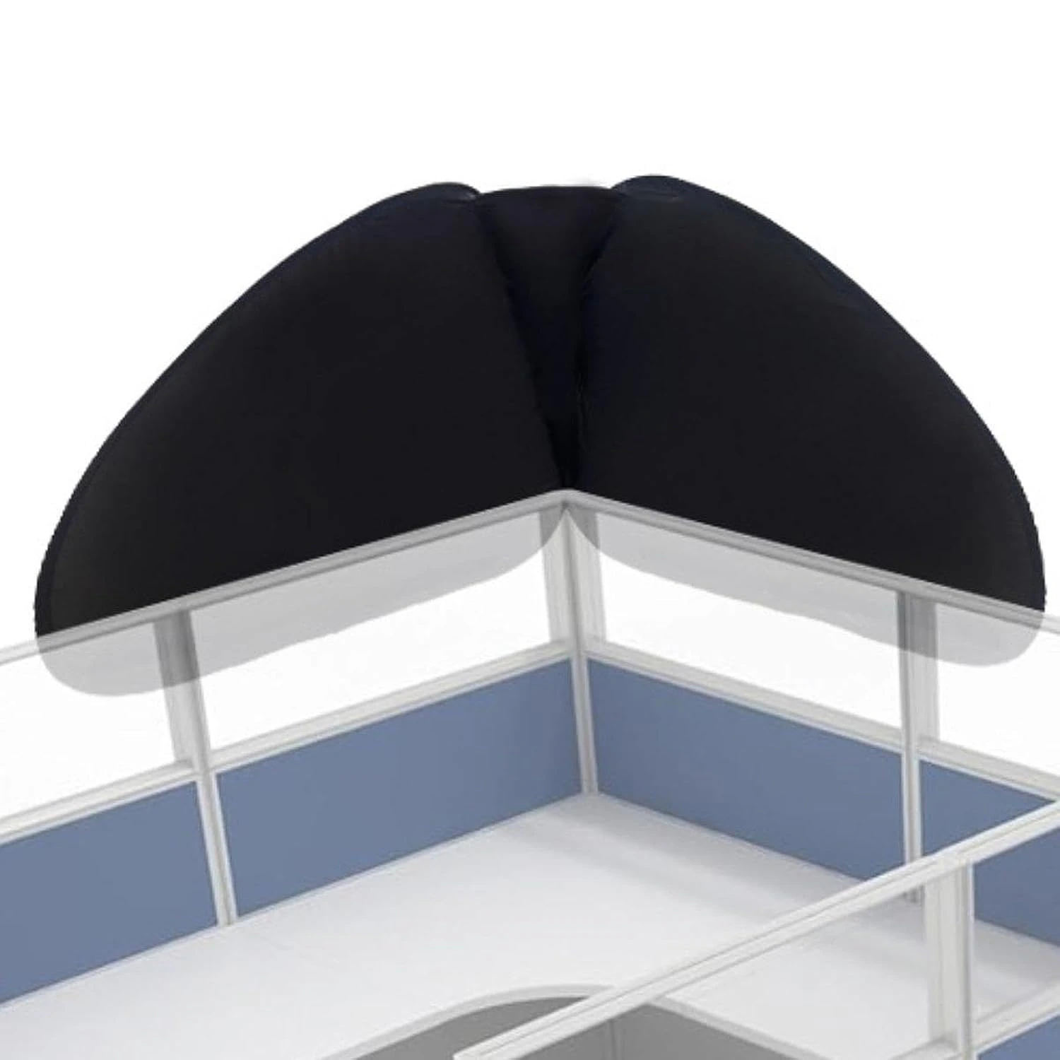 Office Cubicle Desk Shade Convenient Professional Sun Protection Desk Canopy view 3