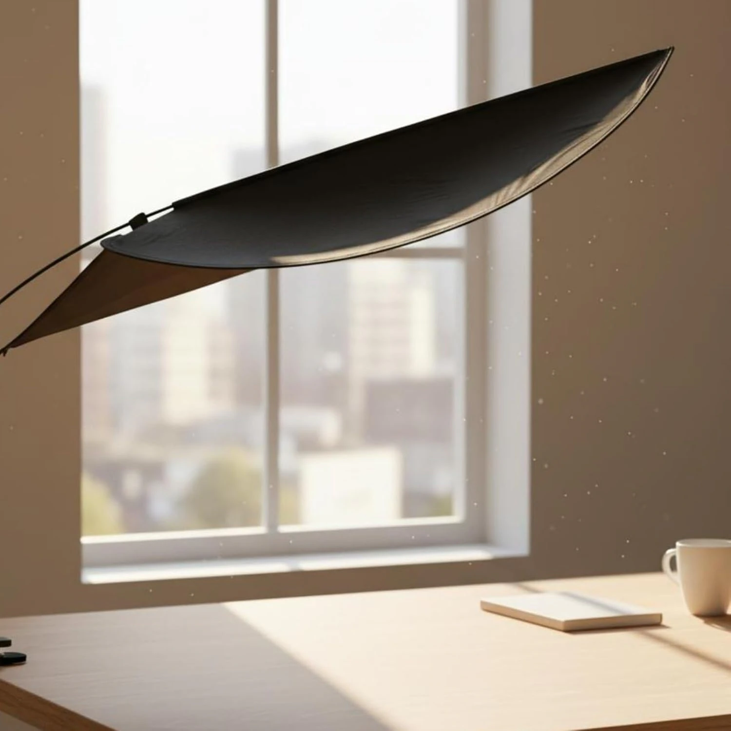 Office Cubicle Shade Blocking Office Sun Shade Desk Privacy Canopy, 156 X 96 CM view 4