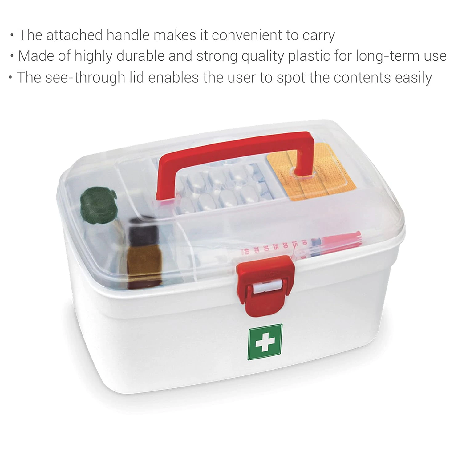 MILTON Plastic Medicine Box, First Aid Box view 6