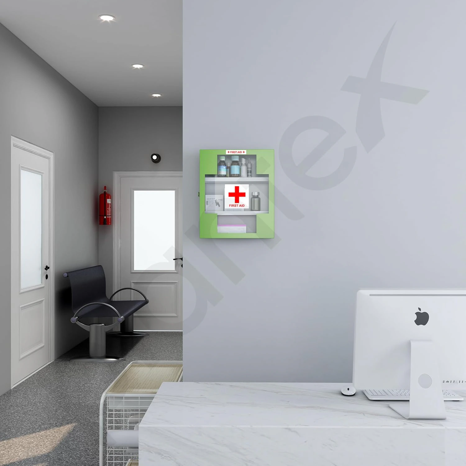 Plantex First Aid Box/Medical Box/Emergency First Aid Kit Box Without Key/Medicine Storage Boxes for Home, School & Office view 2