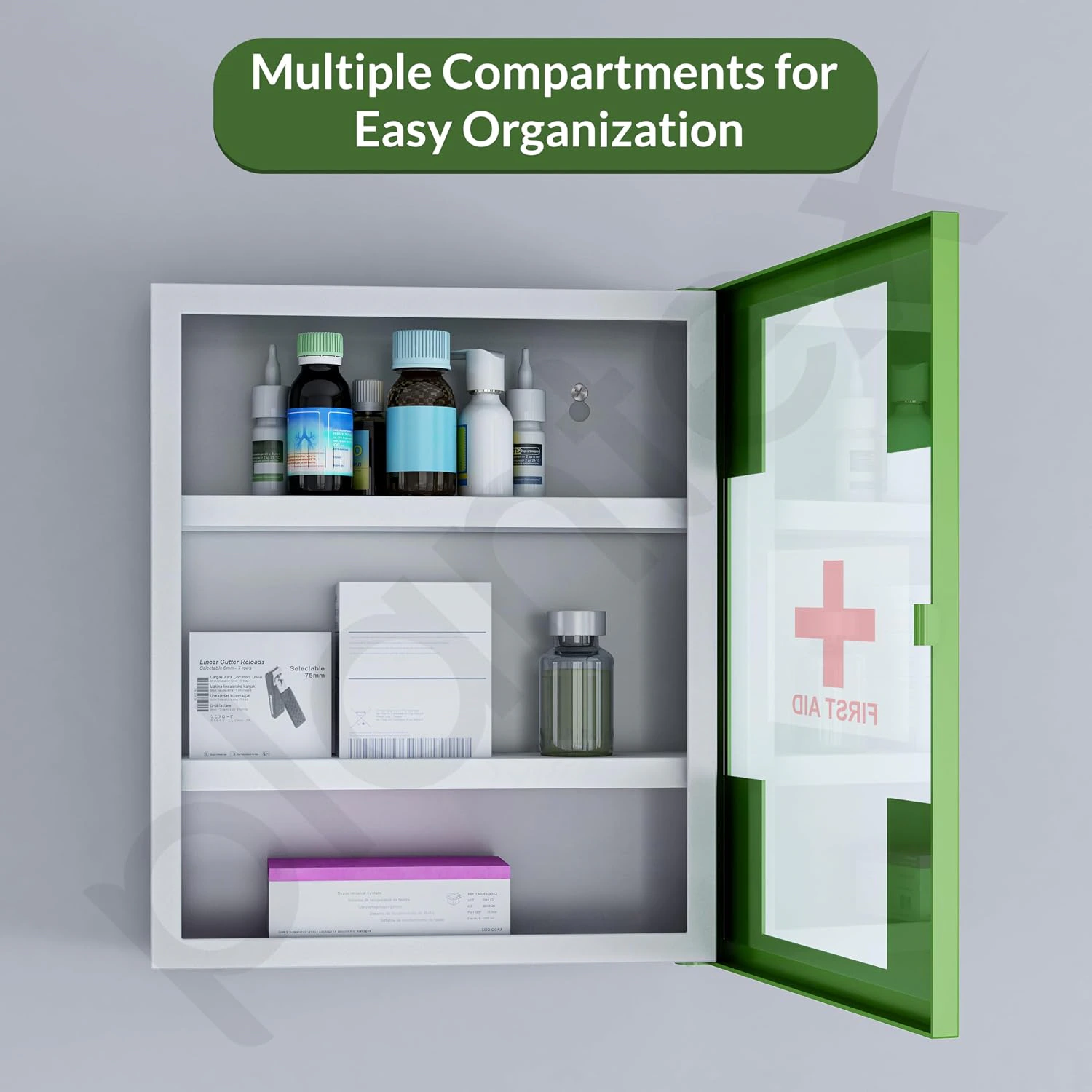 Plantex First Aid Box/Medical Box/Emergency First Aid Kit Box Without Key/Medicine Storage Boxes for Home, School & Office view 5