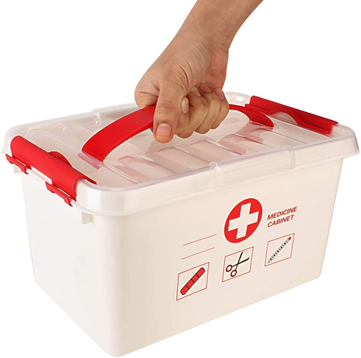 HOUVIDA Portable Double Layers Medical Box view 2