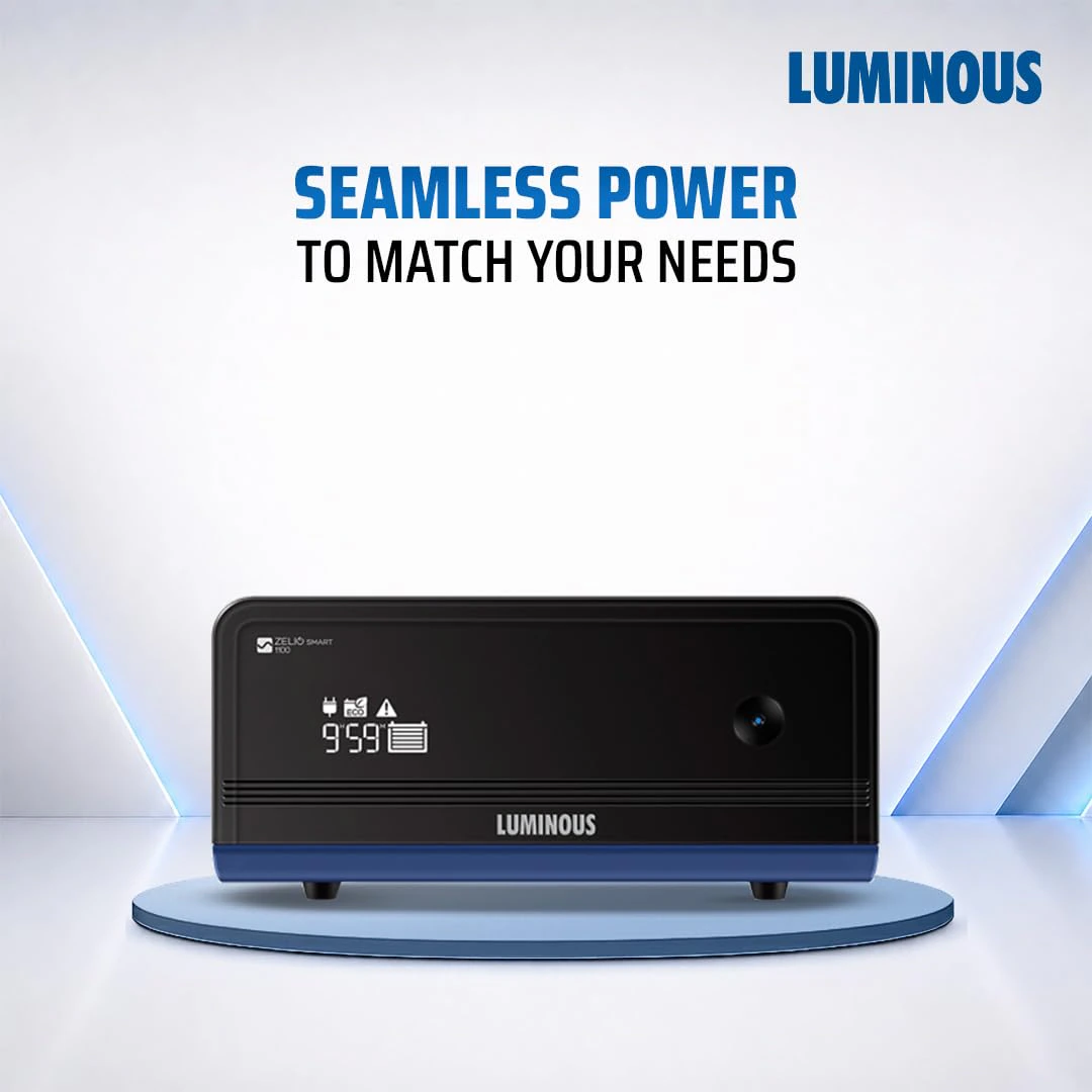Luminous Zelio+ 1100 900VA 12V Pure Sine Wave Inverter view 2