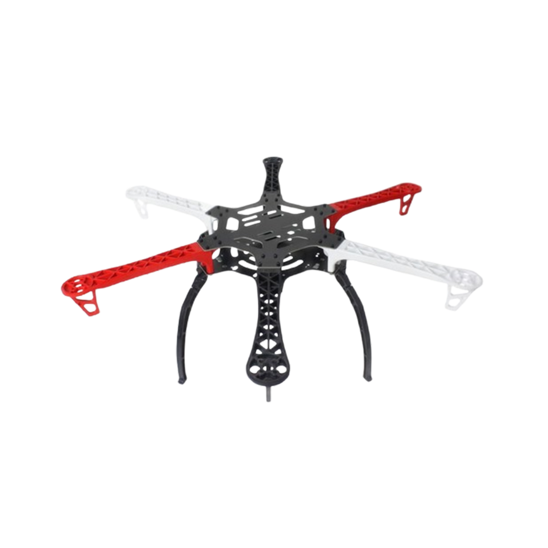 F550 / Q550 Hexa-Copter Frame, Landing Gears and Integrated PCB Kit – Made in INDIA