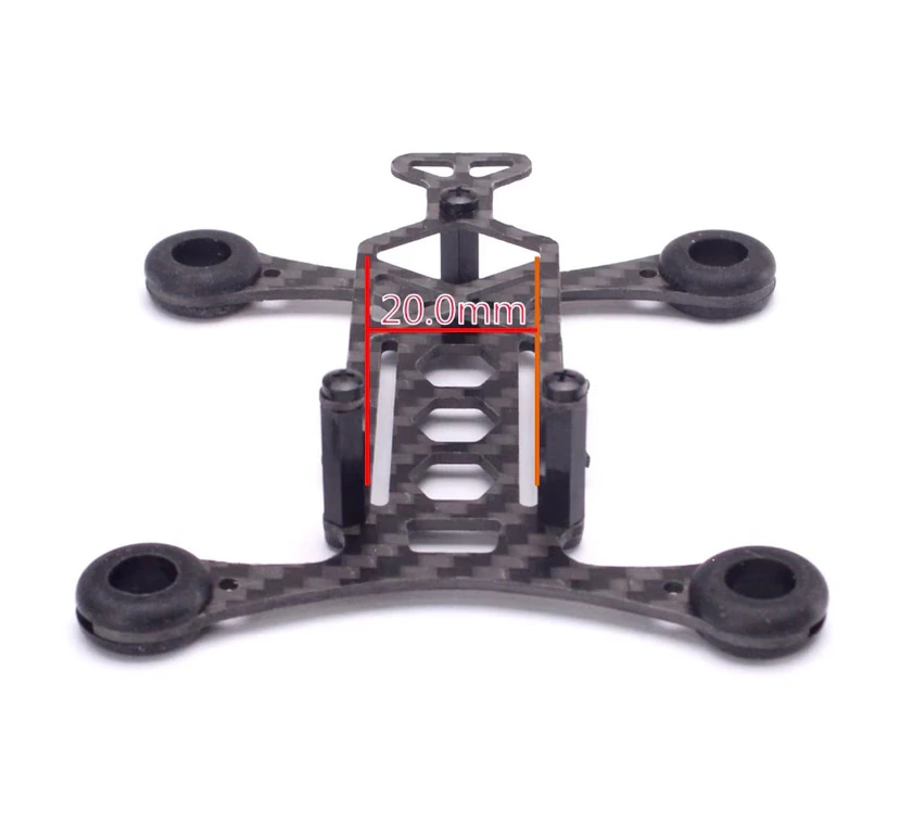 QX95 Brushed Racing Quadcopter Frame view 2