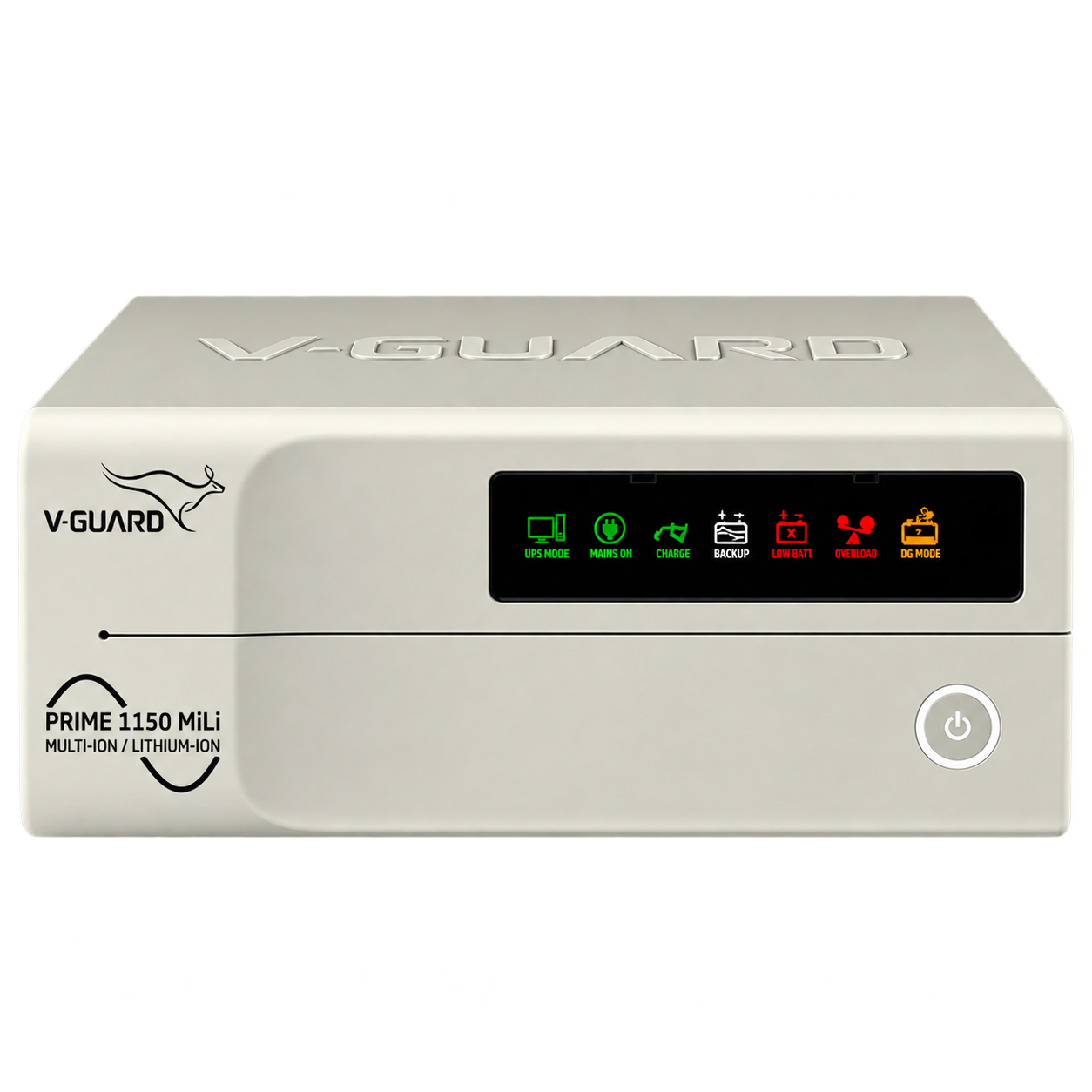 V-Guard Prime 1150 Mili 1000VA/12 V Sine Wave Inverter|3- Years Warranty