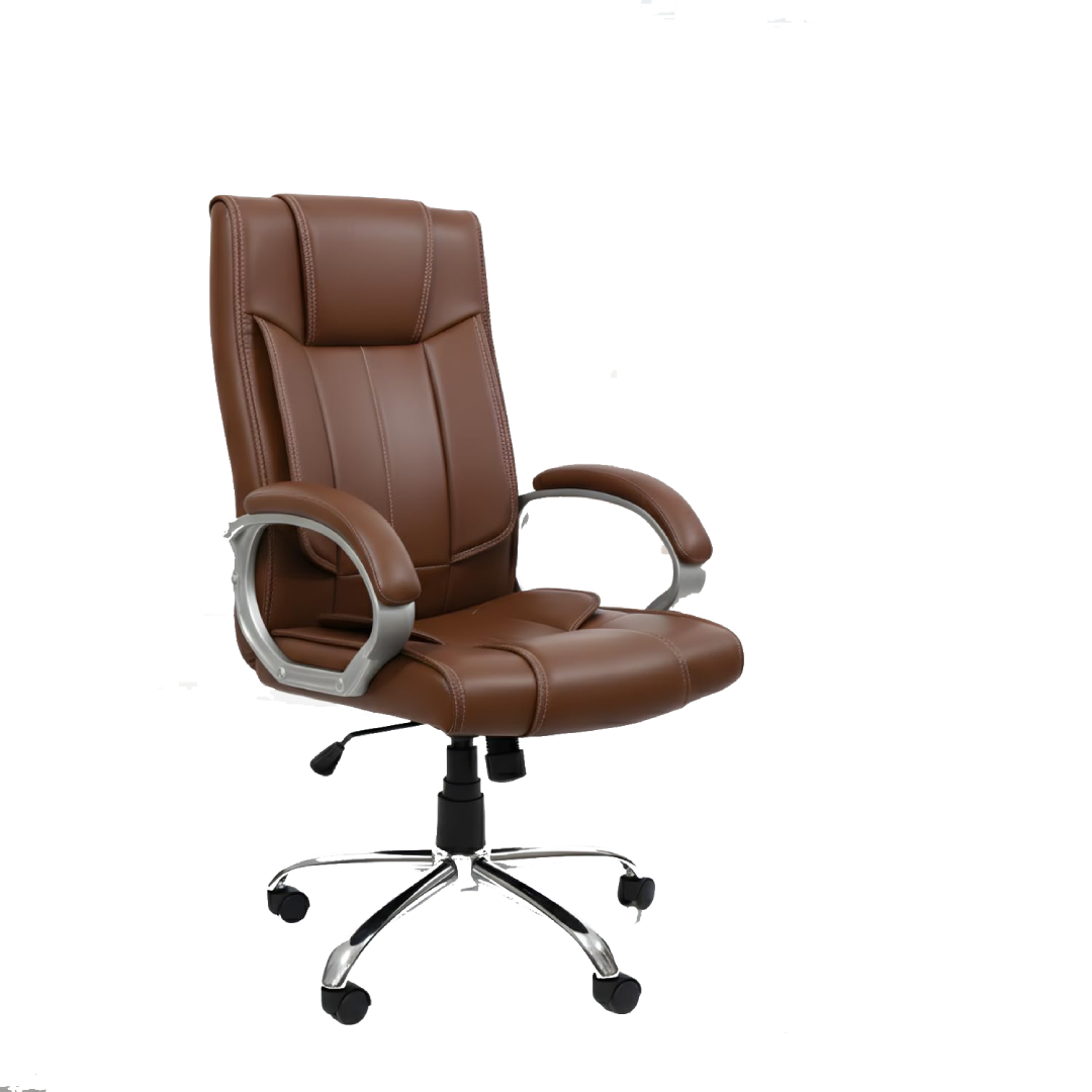 activa Ergonomic Office Chair | Premium Leatherette Boss Chair with Padded Seat & Backrest |