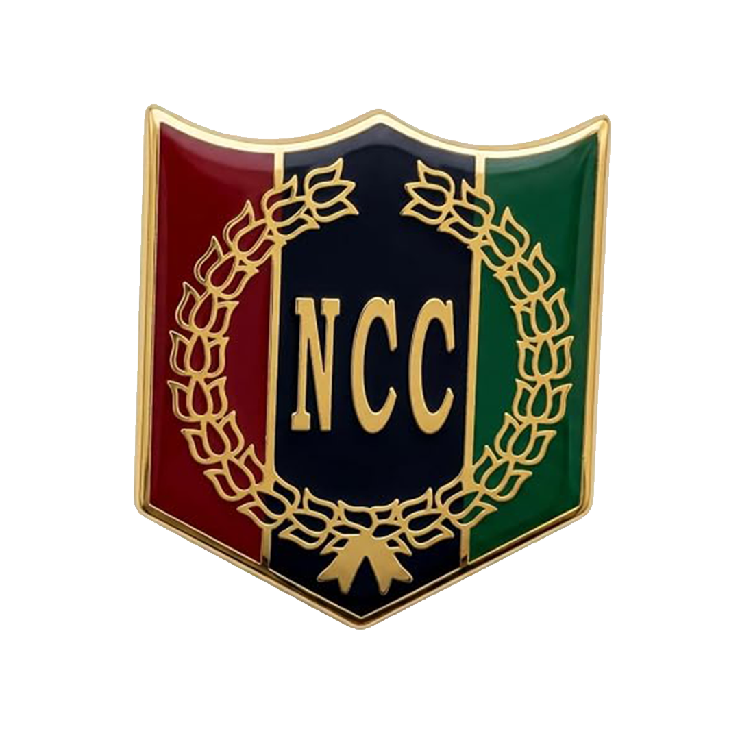 NCC Premium Pocket Badge | National Cadet Corps Uniform Accessories for Cadets & Officers