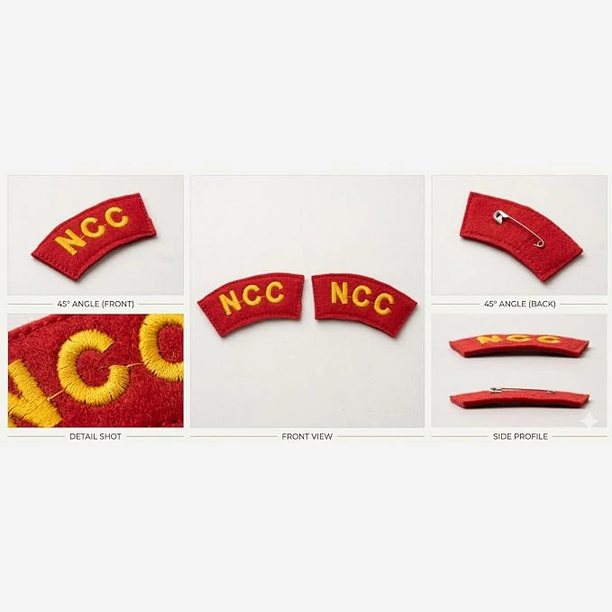 QF Quality Fab LET'S FASHION TALK NCC Uniforms Accessories Pack of 2 view 6