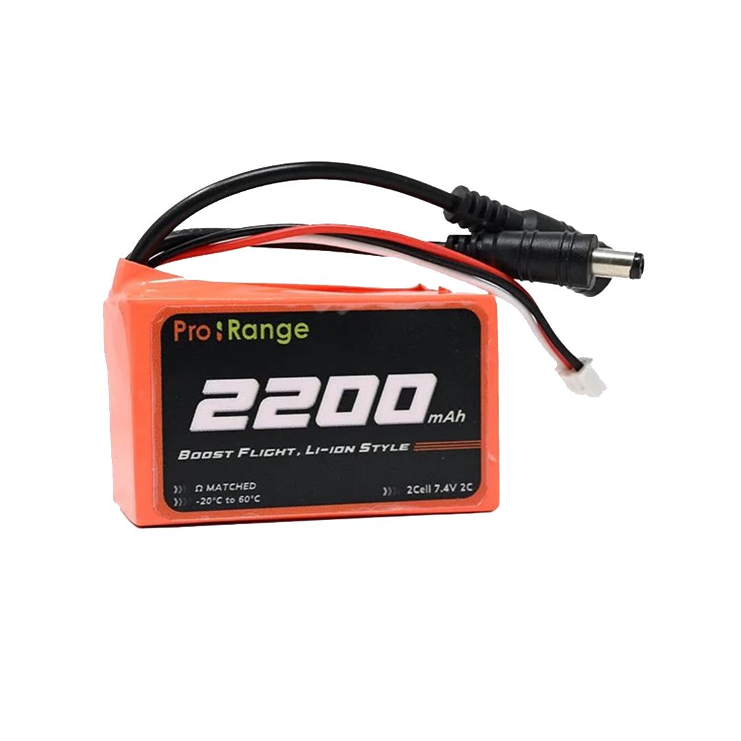 Pro-Range INR 18650 7.4V 2200mAh 2C 2S1P Li-Ion Battery Pack