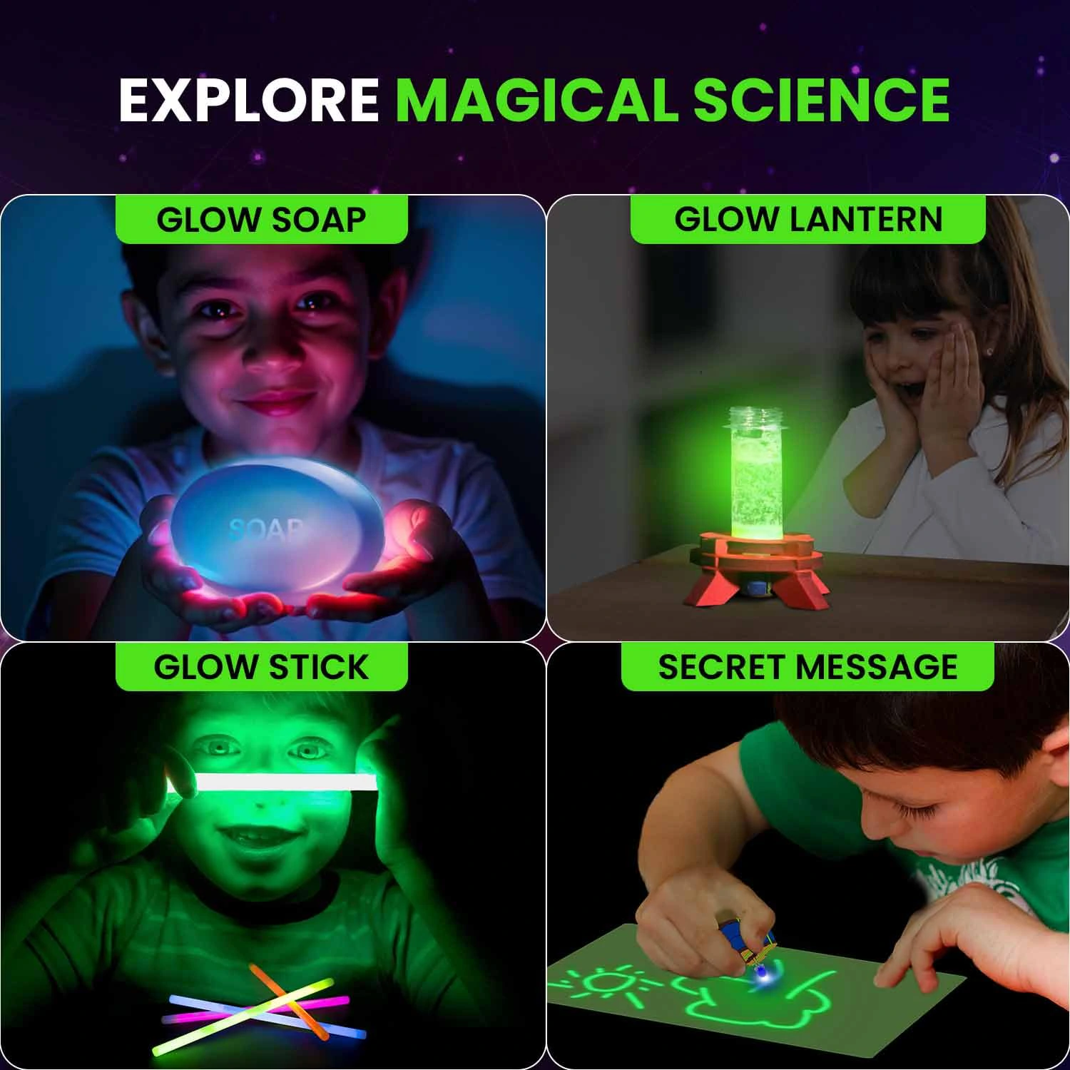 Smartivity Glow Magic Science Kit for Kids 6-12 Years view 2