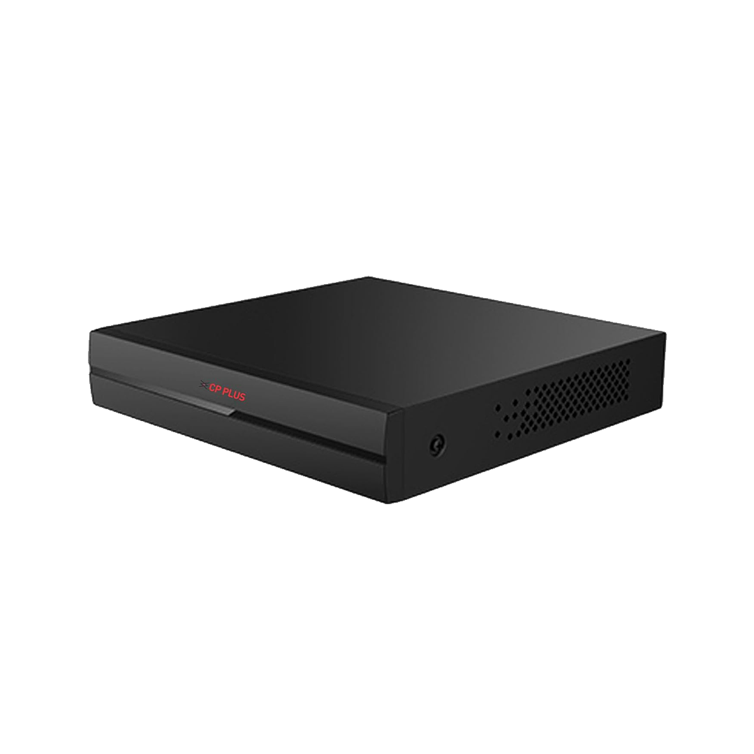 CP Plus CP-UVR-0401E1-IC2 4 Channel Full HD DVR with H.265+ Compression – Upto 2.4MP Camera Support, Black