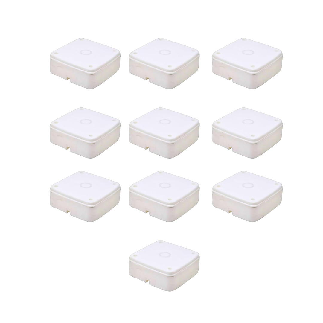 5x5 PVC Junction Box for CCTV Camera Pack of 10