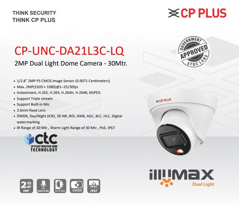CP Plus 16 CH NVR with 2MP IP Wired Colour Night Vision with Built in Mice 12 CCTV Camera Set view 4