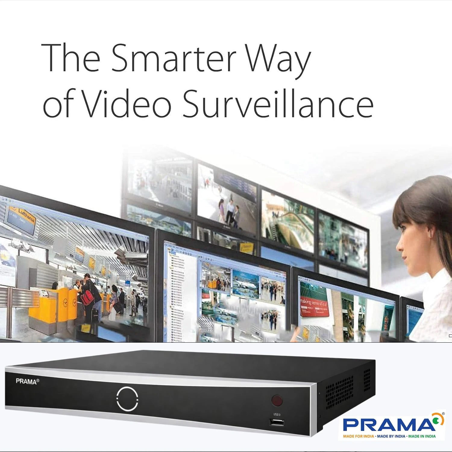 PRAMA PT-NRAS2A16-K2 16 Channel AIsense Network Video Recorder with H.265+ Compression, 2 SATA view 4