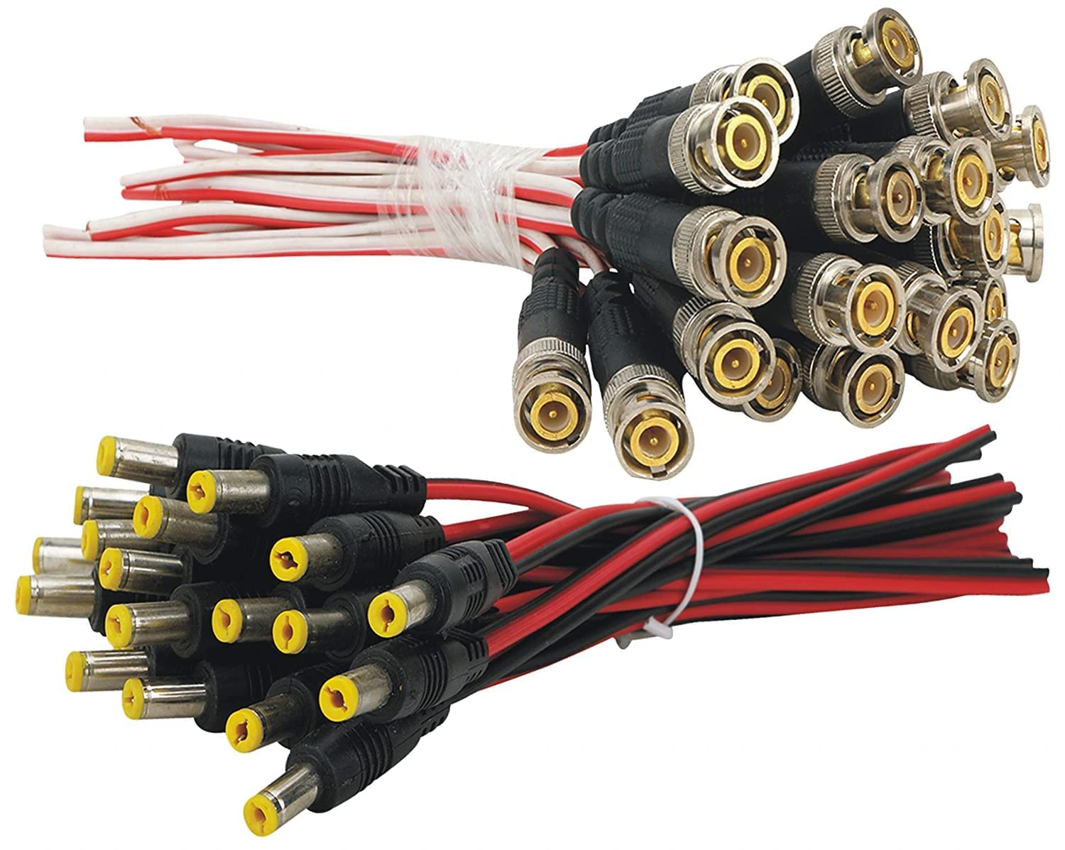 RIVER FOX® THE PUJARA Pack of 15+15 Combo of BNC with DC Cables Barrel Jack for CCTV Camera view 3