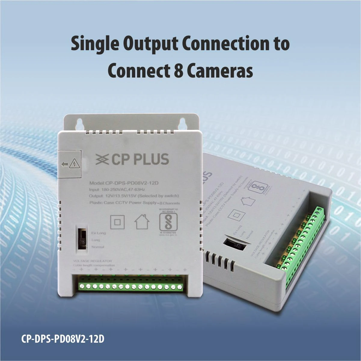 CP PLUS 8-Channel CCTV Power Supply SMPS | view 4