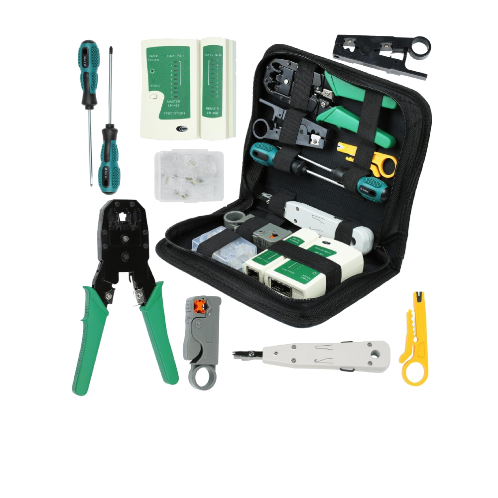 NewGet LAN Network Tool Kit with RJ45 Crimping Tool & Cable Tester |