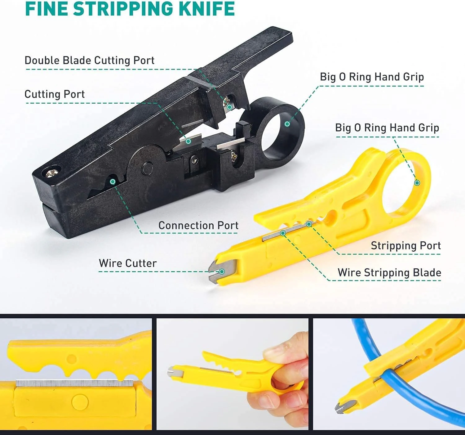 NewGet LAN Network Tool Kit with RJ45 Crimping Tool & Cable Tester | view 5