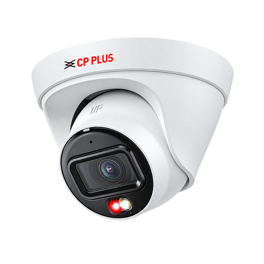 CP PLUS 2MP Full HD IP Indoor Dome Camera | STQC Model | CP-UNC-DA21L3C-LQ | Built-in Audio Mic | Color Night Vision |