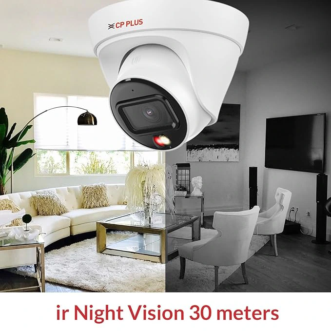 CP Plus 4MP Full HD IP Indoor Dome Camera | STQC Model | CP-UNC-DA41L3C-D-LQ | Built-in Mic  view 4
