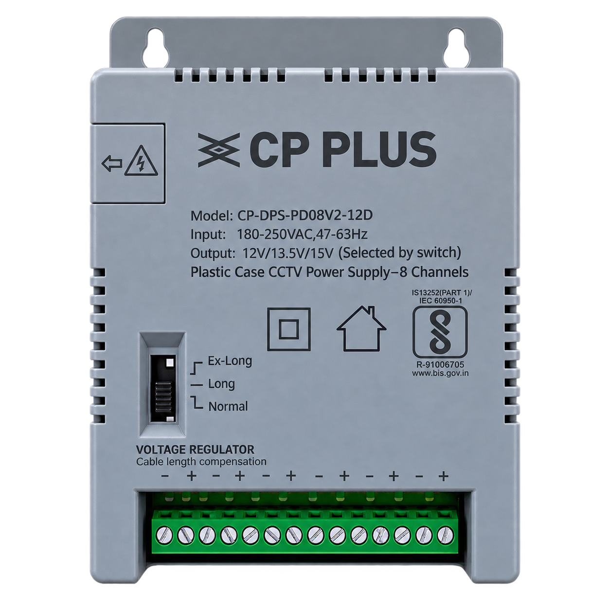 CP PLUS 8-Channel CCTV Power Supply SMPS |