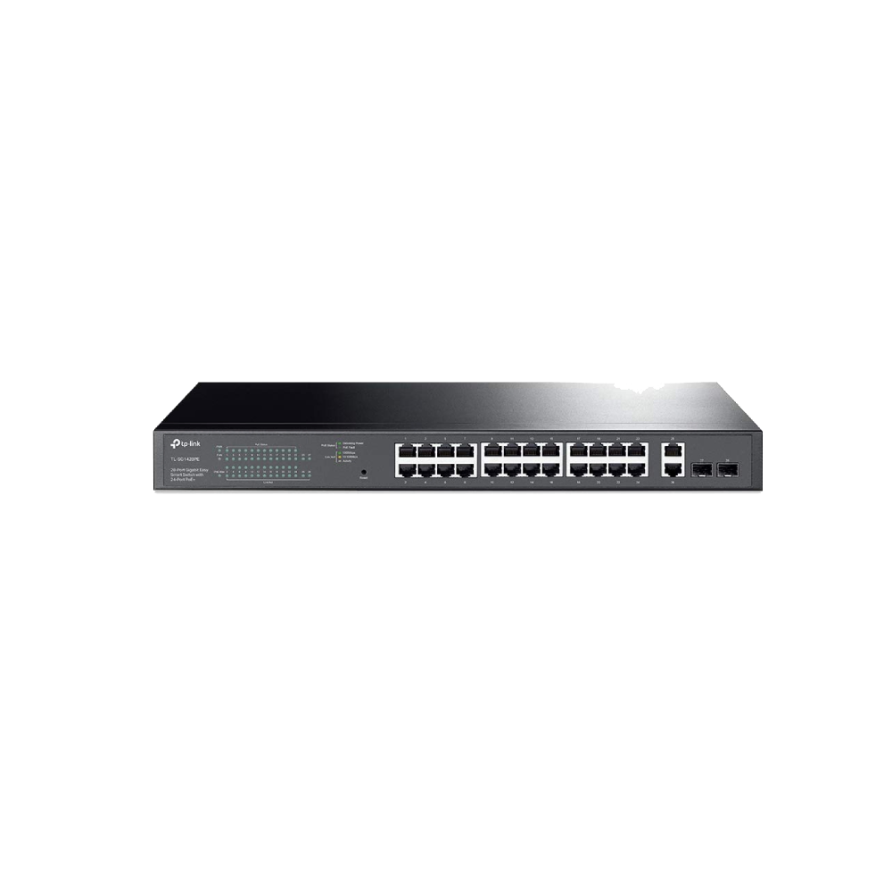 TP-Link TL-SG1428PE, 28 Port Easy Smart Switch, 24 PoE+ @250W