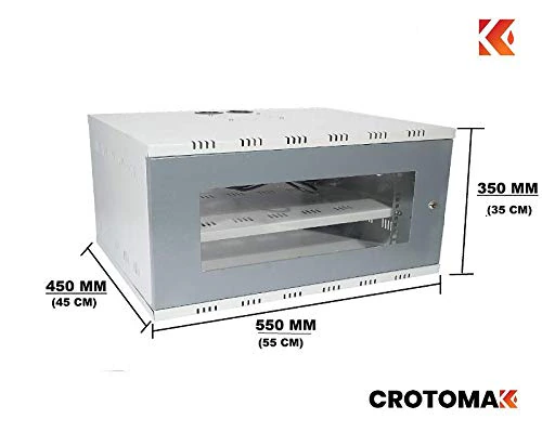 6U DVR, CCTV, NVR, Server, Network Rack with 4 Power Socket and AC Axial Cooling Fan view 3