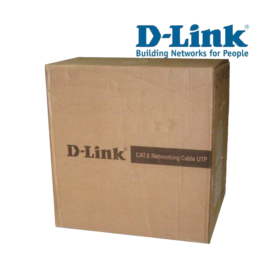 D-Link Cat 6 Networking Cable for Router UTP Outdoor 100 meters (White)