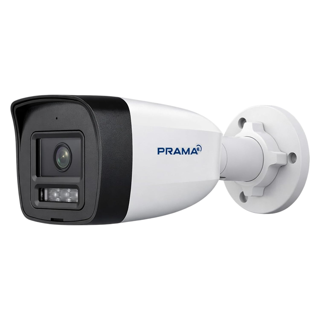 4MP PRAMA Bullet Camera Dual Light, Built-in Microphone
