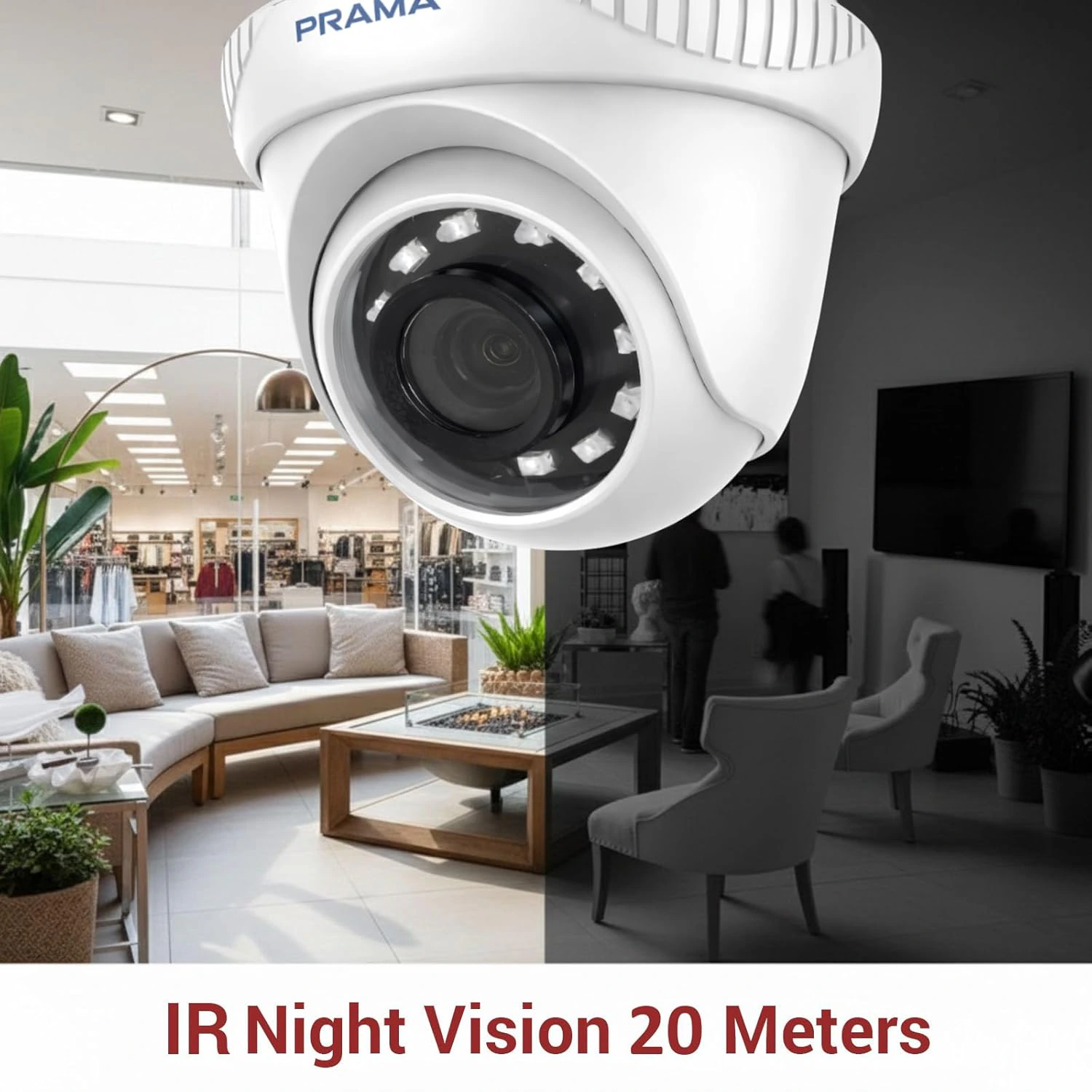 Prama 2MP HD Dome Camera view 2