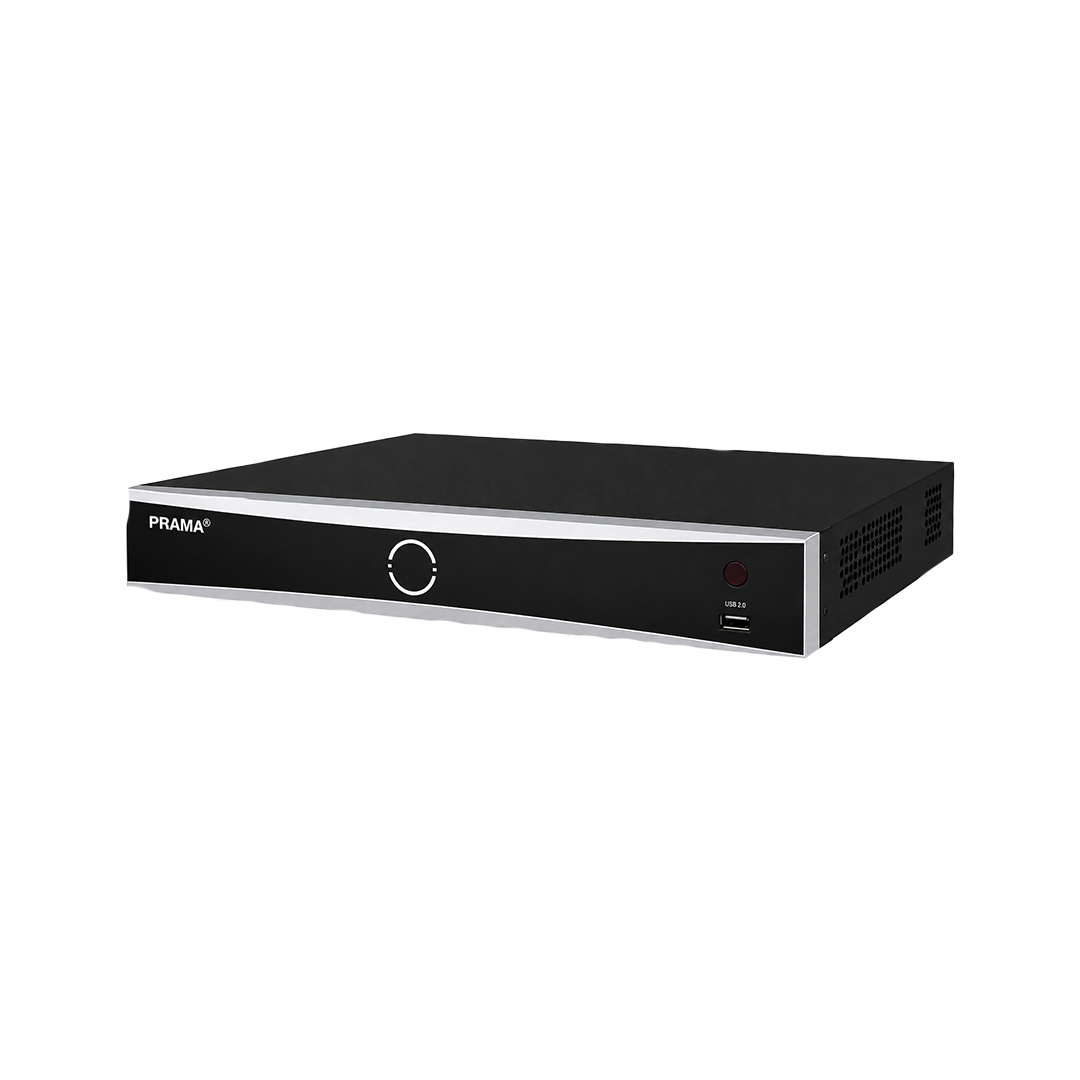 PRAMA PT-NRAS2A16-K2 16 Channel AIsense Network Video Recorder with H.265+ Compression,