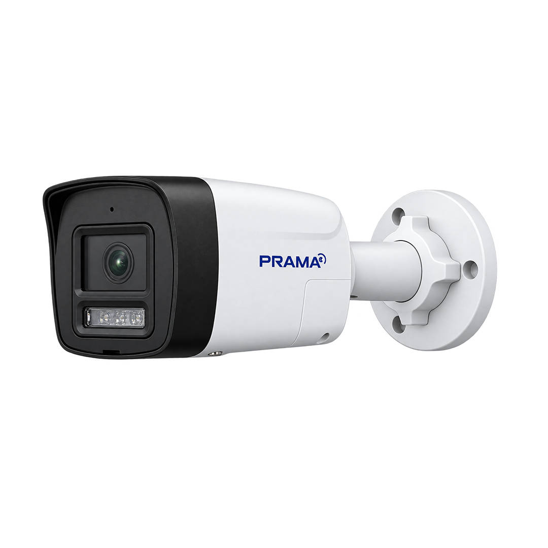 Prama PT-NC160D3-WNMS/AW(D2) 6MP Dual Light Fixed Bullet Network Camera |