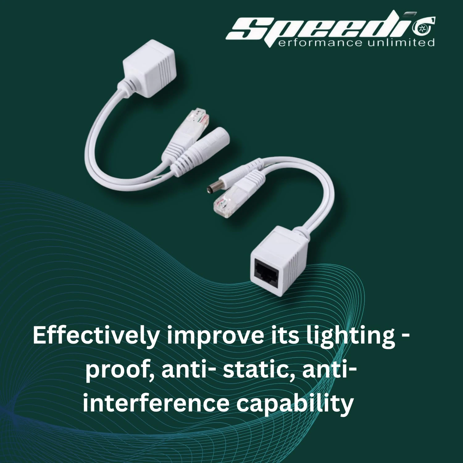  RJ45 Ethernet Power Adapter with DC Plug | PoE for IP Cameras, Access Points, Routers  view 6