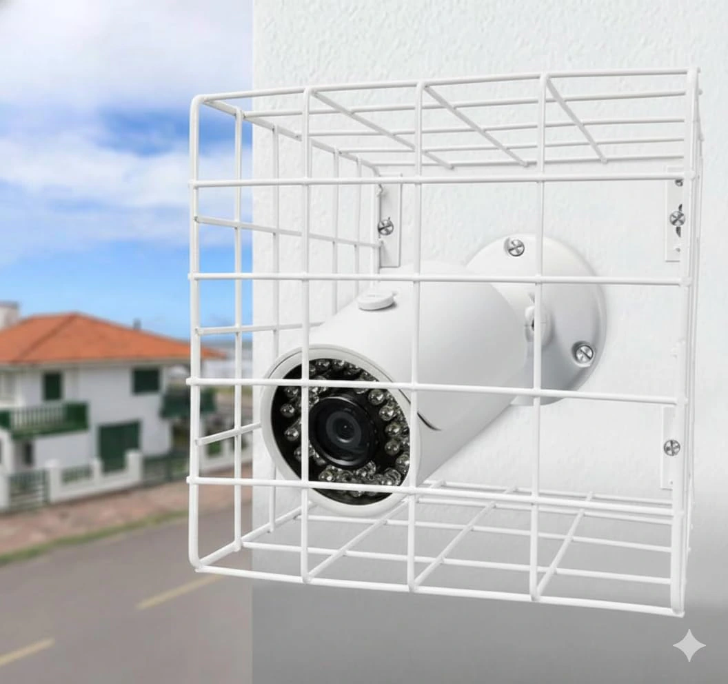  Heavy Duty Wall Mount CCTV Safety Cage for Bullet Cameras | Indoor Outdoor Use | 17 x 17 x 18.5 cm view 2